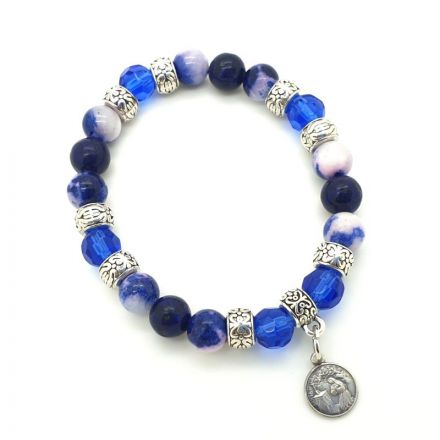 Bracelet Lapis Lazuli et Jade
