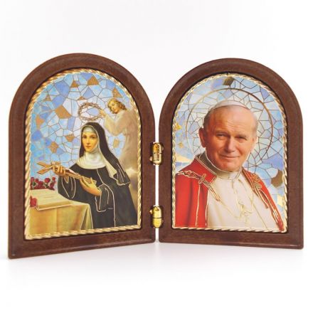 Cadre Sainte Rita et Jean-Paul II