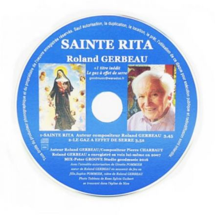 CD Sainte Rita par Roland Gerbeau