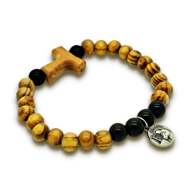 Bracelet bois Sainte Rita