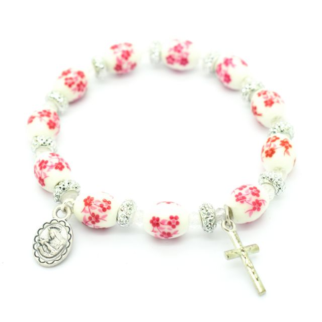 Bracelet avec fleurs