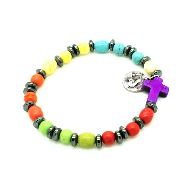 Bracelet perles & hématites