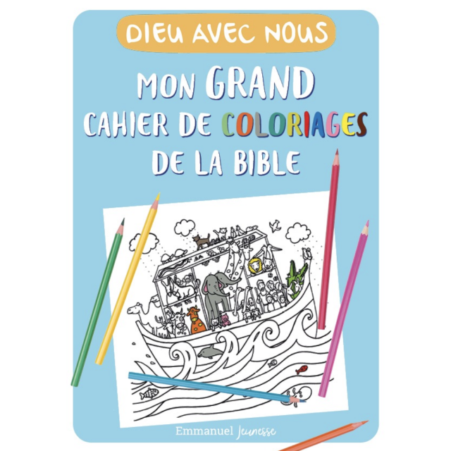 Mon grand cahier de coloriage de la Bible