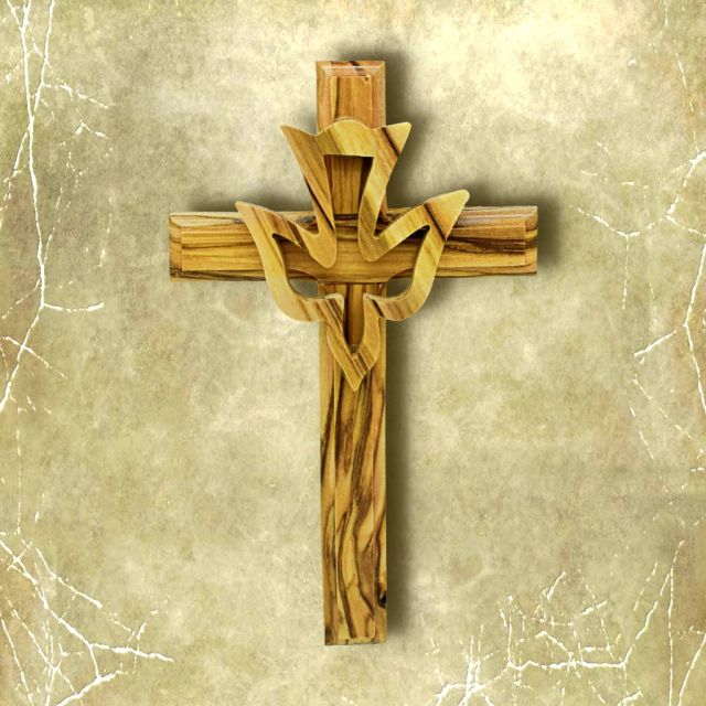 Croix en bois d'olivier