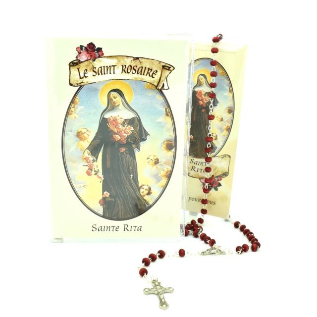 Livret du Saint Rosaire et chapelet Sainte Rita