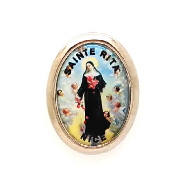 Magnet Sainte Rita avec Anges