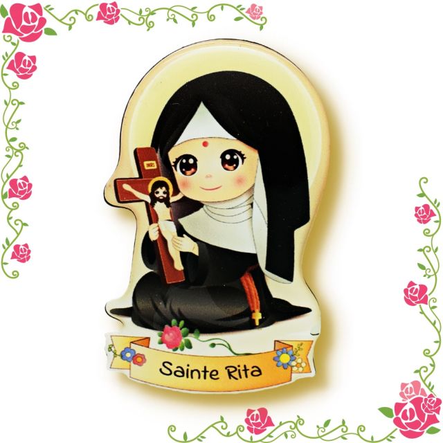 Magnet enfantin Sainte Rita
