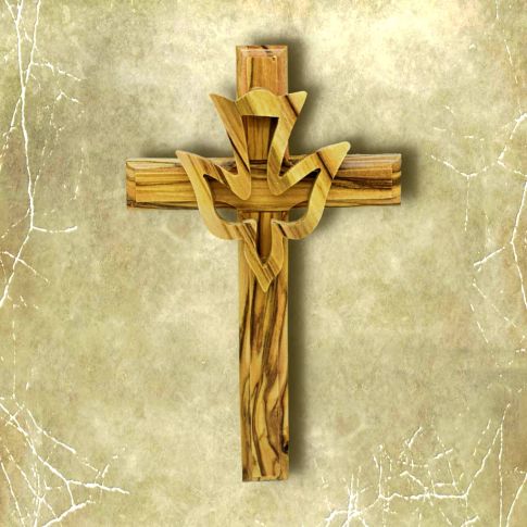 Croix en bois d'olivier