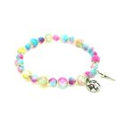 Bracelet rose marbré 