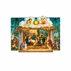 Crèche pliante 15 x 10,5 cm