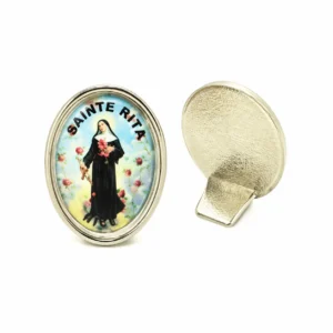 Petit chevalet en métal à poser H. 3,8 cm avec résine Personnalisée
