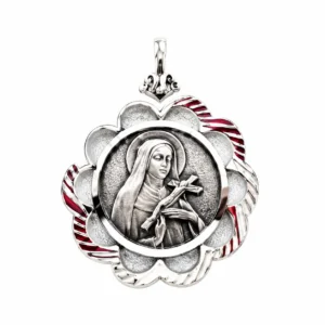 Médaille Sainte Rita argent 8108